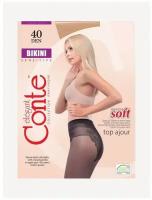 Колготки классические Conte Bikini 40, размер III, naturel (натуральный)