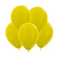 Воздушный шар SEMPERTEX S. A. 12" (30 см), Метал, Колумбия, материал - Латекс, цвет - Желтый, упаковка - 100 шт. арт. 212520