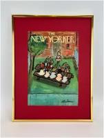 Оригинальная обложка журнала The New Yorker из 1958 года в раме