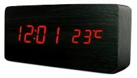 Настольные цифровые часы-будильник VST-862 (черные)