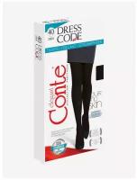 Колготки Conte elegant Dress Code, 40 den, размер 2, черный