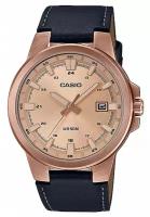 Наручные часы CASIO MTP-E173RL-5A, черный, золотой