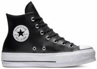 Кожаные кеды Converse Chuck Taylor All Star Lift 561675 черные (39)