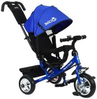 Велосипед трехколесный Micio Classic, колеса EVA 10"/8", цвет синий