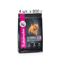 Сухой корм для собак Eukanuba ADULT 1+ years small breads, с птицей, 4 шт. х 800 г (мелкие породы)