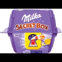 Шоколад Милка "Секретный бокс" с игрушкой и шоколадными дропсами Milka Secret Box