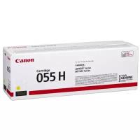 Картридж лазерный Canon 055 H Y 3017C002 желтый (5900стр.) для Canon LBP663Cdw/LBP664Cx/MF746Cx/MF74