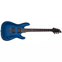 SCHECTER SGR C-1 EB - 6 струнная электрогитара, 24 лада, корпус: липа, гриф: клён, на болтах, накладка палисандр, звукосниматели: HH Schecter Diamond Plus, регулировки: громкость, тон. 3х позиционный переключатель, цвет: Electric Blue (EB)