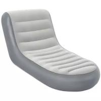 Надувное кресло Bestway Chaise Sport Lounger 75064, серый