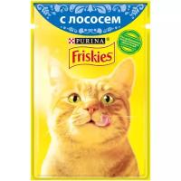 Влажный корм для кошек Friskies с лососем 85 г (кусочки в соусе)