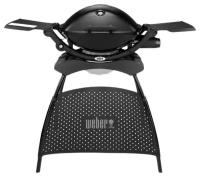 Газовый гриль Weber Q 2200 Black Line с подставкой черный