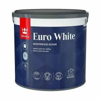 Краска для потолков Euro White (Евро Вайт) TIKKURILA 2,7л белый