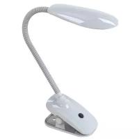 Свет. LED TLD-546, прищепка 350Lm, 4500K, 5W, мех. выкл., белый, Uniel