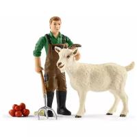 Игровой набор Schleich Фермер с козой 42375