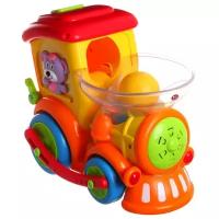 Интерактивная развивающая игрушка Play Smart Музыкальный Веселый паровозик Расти малыш