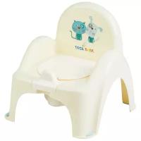 Tega Baby горшок Dog and Cat (PK-007), желтый