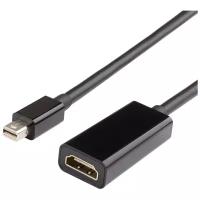 Переходник/адаптер Atcom Mini DisplayPort - HDMI (AT1042), 0.1 м, 1 шт., черный