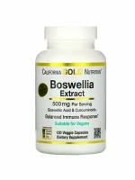 Boswellia Extract California Gold Nutrition Босвеллия Калифорния Голд Нутришн 500 мг 120 вегетарианских капсул