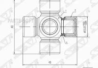 Крестовина рулевого карданчика ST-1540 40*15,05, SAT