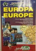 Книга "Road atlas EUROPA", Бельгия, Твёрдая обл. 256 с. С цветными иллюстрациями