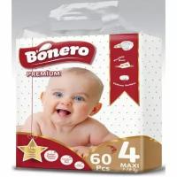 Подгузники BONERO MAXI 4 от 7 - 18 до кг 60 шт