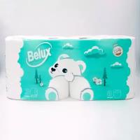 Туалетная бумага Belux 3 слоя 8 рулонов белая