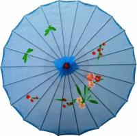 Китайский зонтик голубой