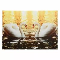 Картина "Два лебедя" 50*70 см 10236816