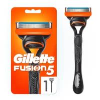 Gillette Fusion5 Мужская Бритва, 1 кассета, с 5 лезвиями, с уменьшающими трение лезвиями, с точным триммером