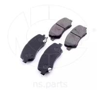 Колодки тормозные передние HYUNDAI Solaris (11-14) NSP NSP02581011RA00