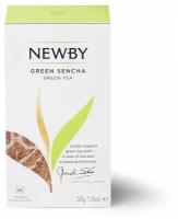 Чай "Newby" зеленый "Green Sencha" 25 пакетиков