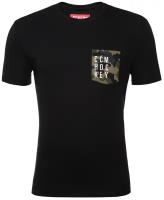 Футболка муж. CAMO POCKET S/S TEE SR Black (2XL)