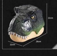 Маска динозавра для детей / Рычащий и светящийся Тираннозавр Рекс\ маска мультяшного героя