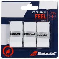 Овергрип BABOLAT VS Grip Original x3, арт.653040-101, упак. по 3 шт, 0.43 мм, 110см, белый