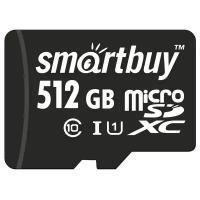 Карта памяти SmartBuy microSDXC Class 10 UHS-I U1 + SD adapter