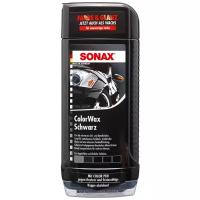 Воск для автомобиля SONAX цветной ColorWax Schwarz + карандаш (черный)