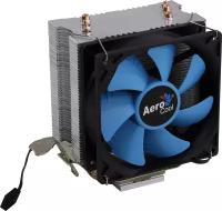 Кулер для процессора AEROCOOL VERKHO 3 (4пин, 775/1155/AM4-FM2, 15-24дБ, 1000-2500об/мин, Al+тепл.трубки)