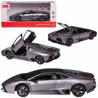 Машина металлическая 1:24 scale Lamborghini REVENTON, цвет серый, двери и багажник открываются - Rastar [34800GR]