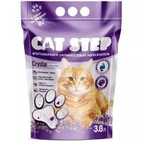 Cat Step Впитывающий силикагелевый наполнитель Crystal Lavander 3,8 л 20363009 1,766 кг 42628