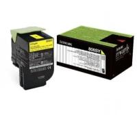 Картридж Lexmark 80C8SYE / 80C8SY0 / 80C0S40, желтый