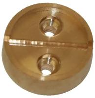 Опечатывающее устройство металл. на 1 печать, диаметр 29 мм, 2шт/уп, латунь