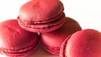 Постер на экокоже 60x60 LinxOne "Еда Пустыня Печенье Macaron" интерьер для дома / декор на стену / дизайн