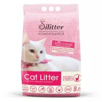 Комкующийся наполнитель Silitter Eco Clean, 8 л