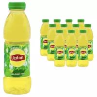 Lipton Ice Tea/зеленый холодный чай 12 # 0.5л пэт бут