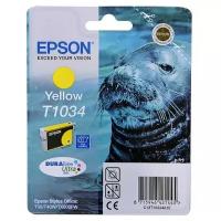 Картридж Epson C13T10344A10, желтый