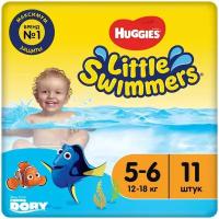 Подгузники-трусики Little Swimmers u21165-6 12-18кг 11шт