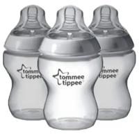 Бутылочка для кормления Tommee Tippee, Closer to nature 260 мл, 3 шт 0+