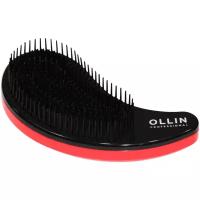 Щетка Ollin Professional Щётка для бережного расчёсывания с ручкой, 1 шт