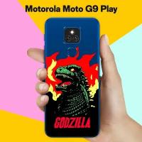 Силиконовый чехол на Motorola Moto G9 Play Огонь / для Моторола Мото Джи9 Плэй