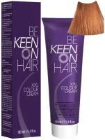 KEEN Be Keen on Hair крем-краска для волос XXL Colour Cream, 7.34 Mittelblond Gold-Kupfer, 100 мл